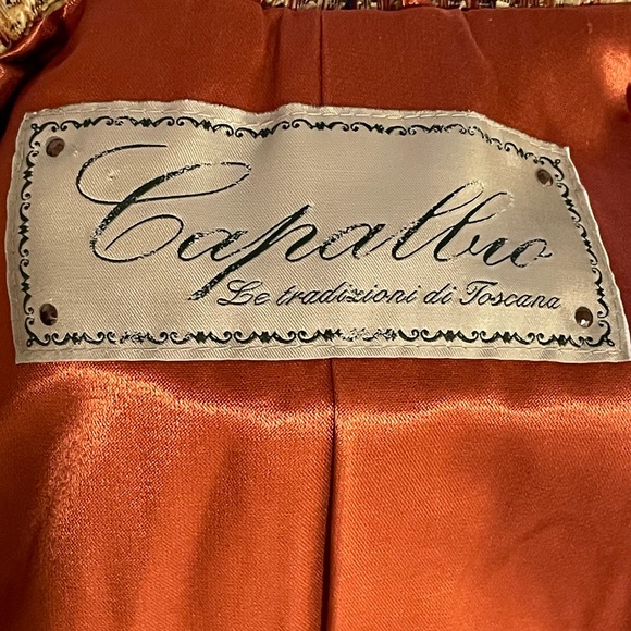 Vintage Italian Corduroy Floral Coat. ‎ XS/S - Picture 7 of 8